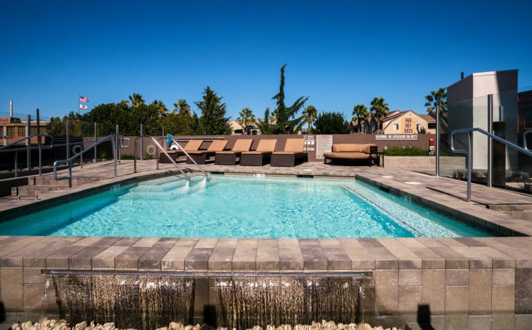 Mio Japantown Lounge Chairs by Pool