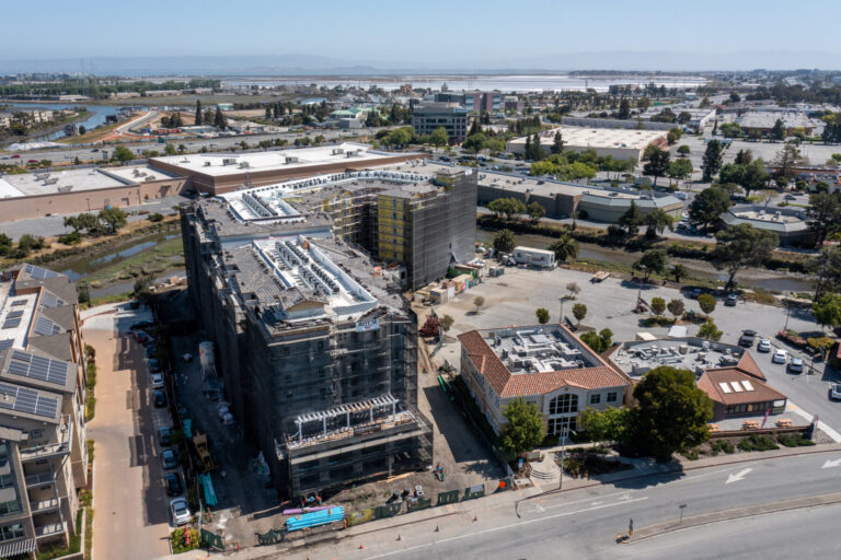 Redwood City Construction Aerial